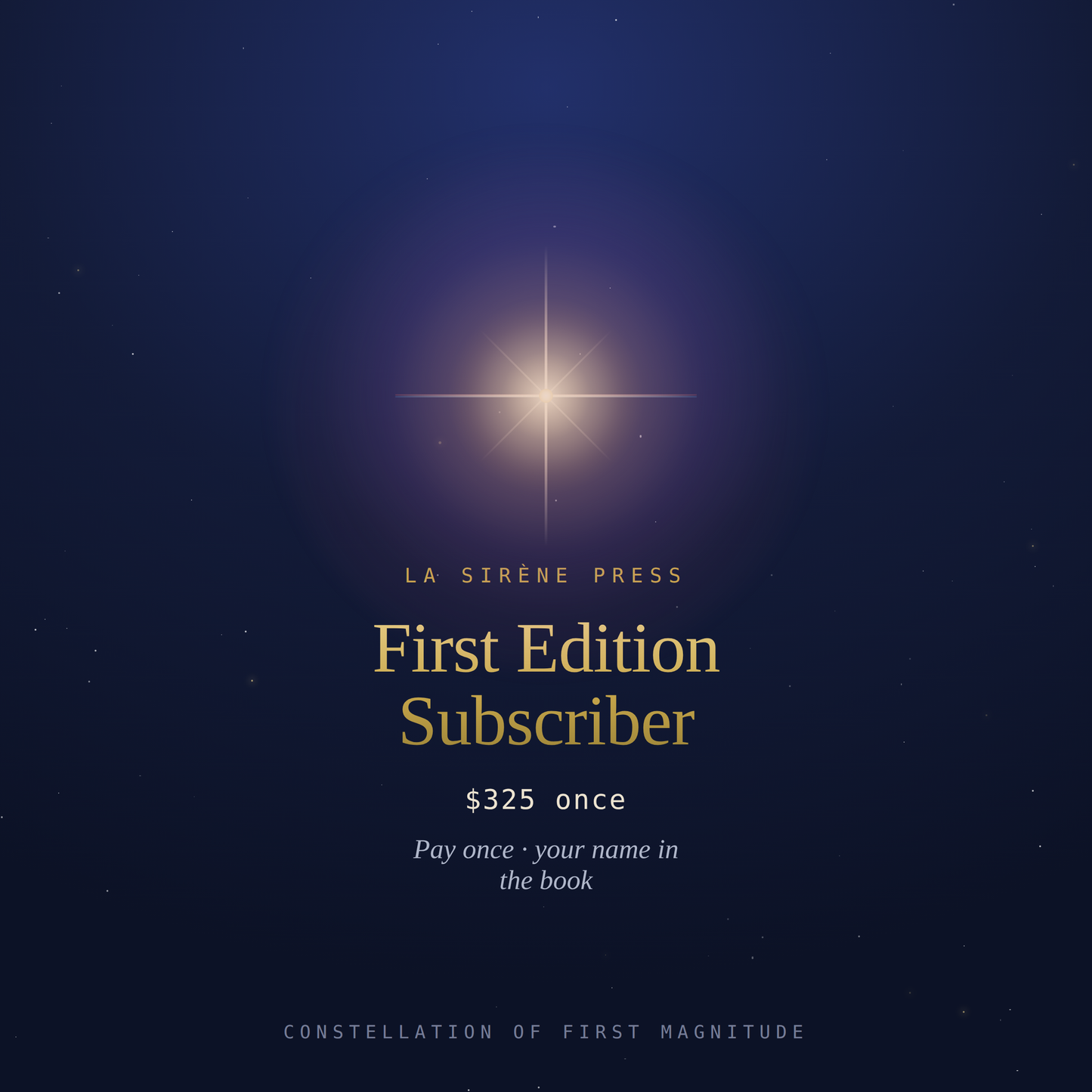 First Light — First Edition Subscriber