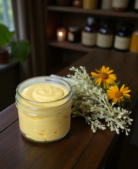 Featherlight Calendula & Chamomile Custard