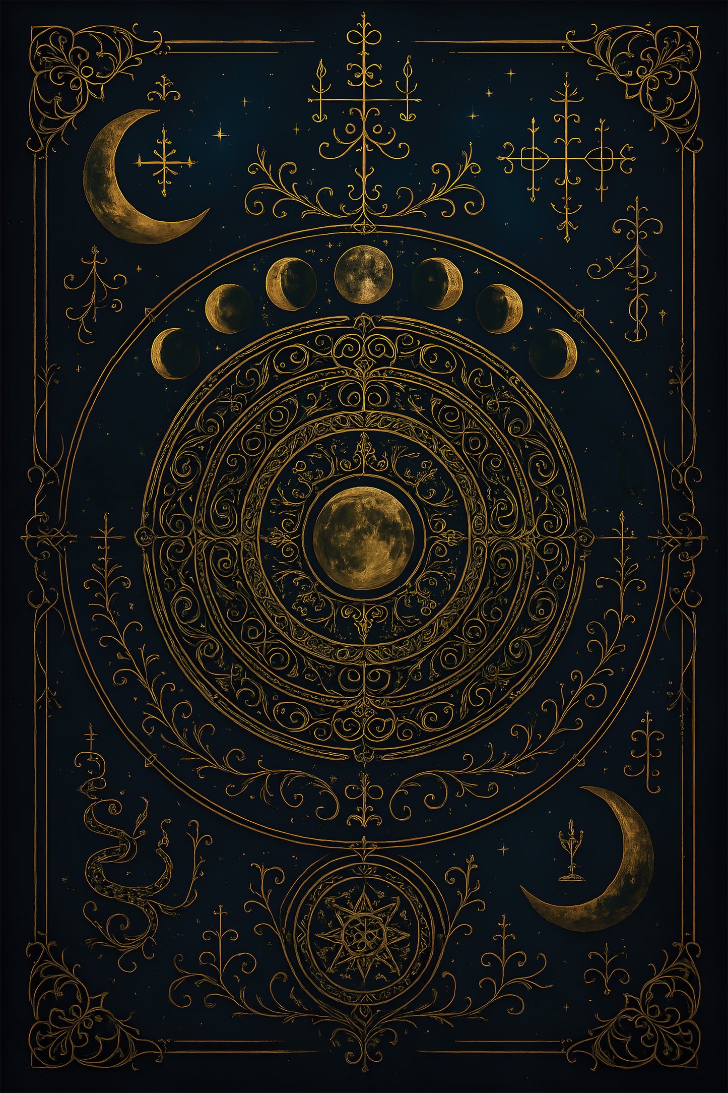 Moon, Mirror, Portal — Grimoire & Journal: Volume I