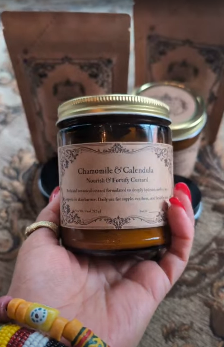 Featherlight Calendula & Chamomile Custard