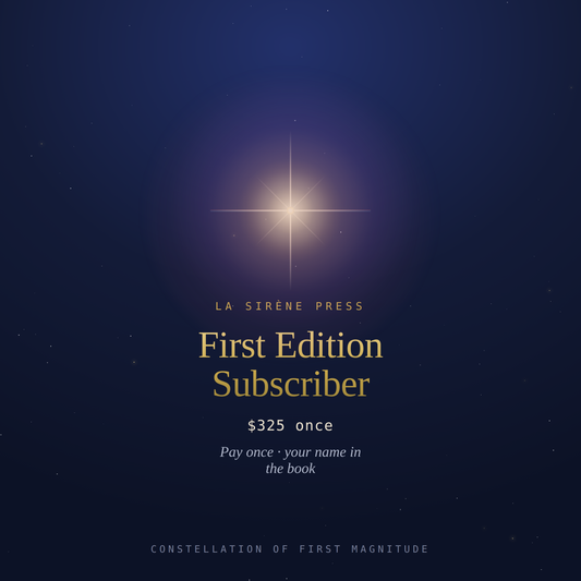 First Light — First Edition Subscriber